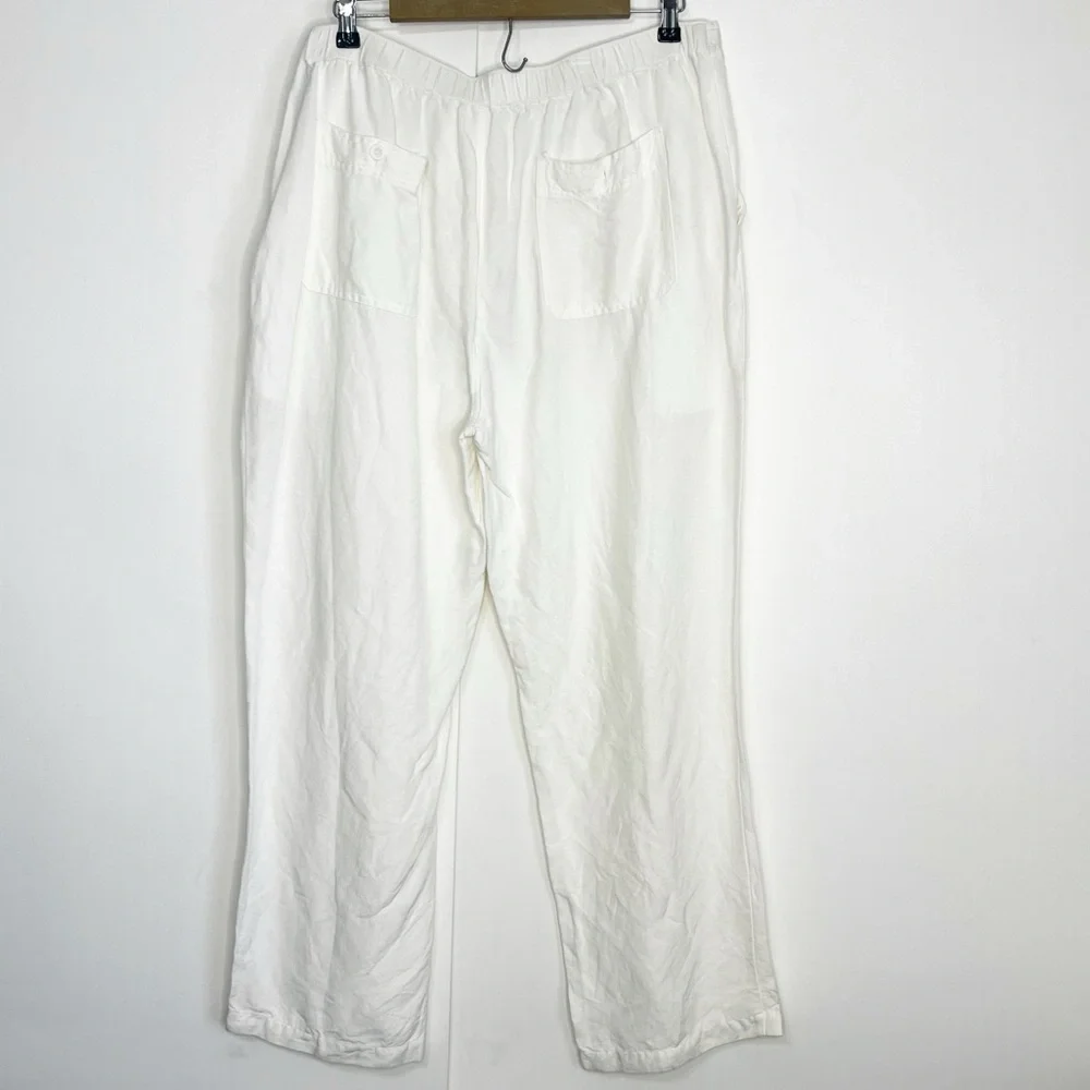 Cubavera Linen Drawstring Pants - Picture 2 of 4